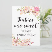Boho Baby's zijn zoet en hebben een draagtas van f Kaart (Staand voorkant)