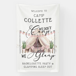 Boho Bachelorette Glamping Party Onder De Sterren Spandoek