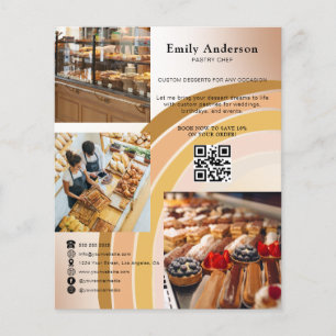 Boho Bakery Flyer Boek uw volgende afspraak