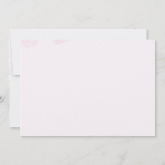 Boho Baptême espagnol Invitation (Dos)