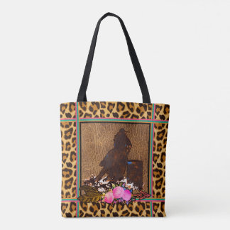 BOHO BARREL RACER BARREL RACARD LEOPARD PRINT DRAAGTAS