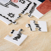 Boho Bath II Legpuzzel (Zijkant)