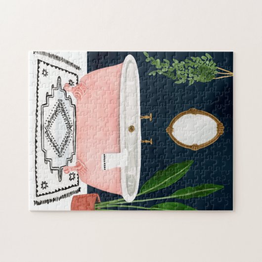 Boho Bath II Legpuzzel (Horizontaal)