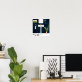 Boho Bath Sinks I Poster (Thuiskantoor)