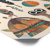 Boho Bazaar: Marketplace of Marvels Wall Art Poster (Hoek)