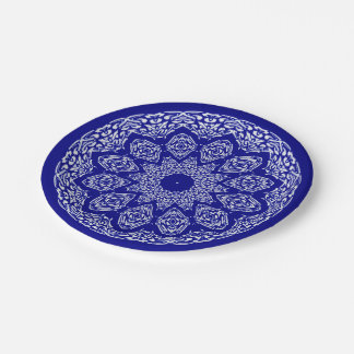 Boho Bazaar, Mix & Match Cobalt Pattern Papieren Bordje