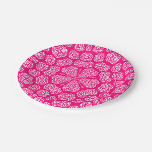 Boho Bazaar, Mix & Match Roos Pattern Papieren Bordje
