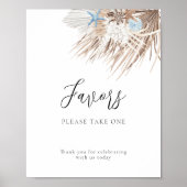 Boho Beach Favors Poster (Voorkant)