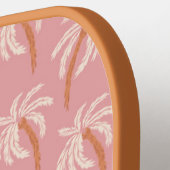 Boho Beach Palm Custom Naam Pickleball Paddle (Links Detail)
