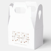 Boho Beach Shell Baby Shower Bedankdoosjes (Geopend)