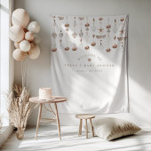 Boho Beach Shell Welkomstbord Wandkleed