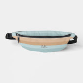 Boho Beach Vibes gestreept monogram Heuptasje (Voorkant)