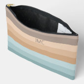 Boho Beach Vibes Monogrammed Streep Etui (Open)