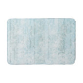 Boho Beach Wood Coastal Blue Modern Badmat (Voorkant)
