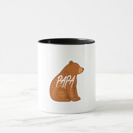 Boho Bear Papa Mug Mok (Midden)