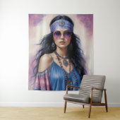 Boho Beauty Wandkleed (In situ)