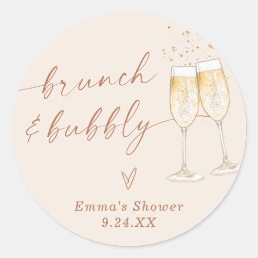 Boho bedank sticker (Voorkant)