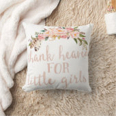 Boho bedankt de hemel voor de kleine meisjes Neurs Kussen (Deken)