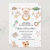 Boho Beer Baby shower Kaart (Voorkant / Achterkant)