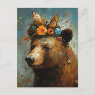 Boho-Beer Briefkaart