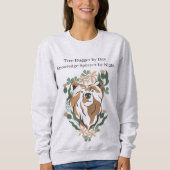 Boho Beer Quote Design - Tree Hugger Teacher Trui (Voorkant)