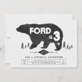 Boho Beer Verjaardagsuitnodiging Kaart (Voorkant)