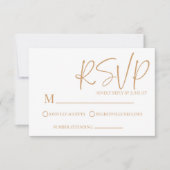 Boho Beige moderne minimal Mariage simple carte RS (Devant)