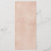 Boho Beige Moon Baby shower Menu Panneau (Dos)