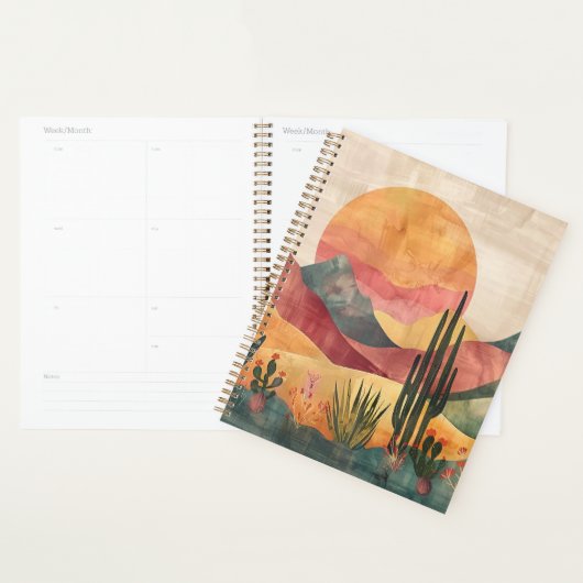 Boho Berg Abstract Planner (Display)