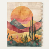 Boho Berg Abstract Planner (Achterkant)