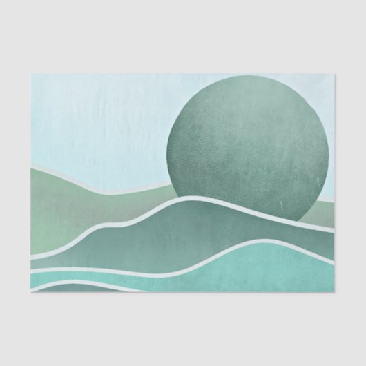 Boho berg tissuepapier (Voorkant)