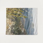 Boho berggras natuurlijk landschap wandkleed (Voorkant (horizontaal))