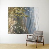 Boho berggras natuurlijk landschap wandkleed (In Situ (horizontaal))