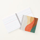 Boho-bergontwerp met monogram-notitieboek notitieboek (Binnen)