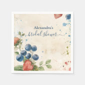 Boho Berry Zoete Aardbei Bruidsfeestje Servet (Voorkant)