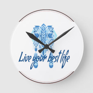 Boho Best Leven Ronde Klok