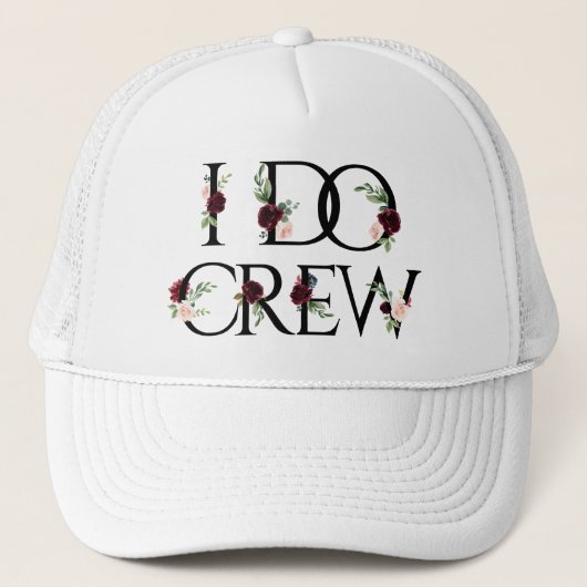 Boho Bling | Bachelorette Bruidsfeestje I Do Crew Trucker Pet (Voorkant)