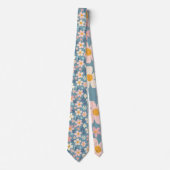 Boho Bloem Bloemstuk Custom – Elegante Mode Stropdas (Voorkant)