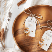 Boho Bloem Bruiloft Brunch Dankjewel Cadeaulabel