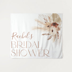 Boho bloem bruiloftsshower achtergrondtapijt wandkleed