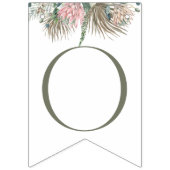 Boho Bloem Bunting Flag Banner (Tweede vlag)