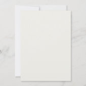 Boho bloem frame wilde bloem bruiloftsborrel kaart (Achterkant)