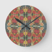 Boho bloem ontworpen klok (Voorkant)