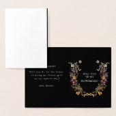 Boho Bloem Wil je mijn bloemenmeisje zijn kaart (Display)