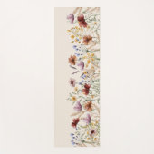 Boho Bloem Yoga Mat (Voorkant)