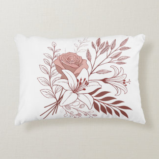 Boho bloemboeket accent kussen