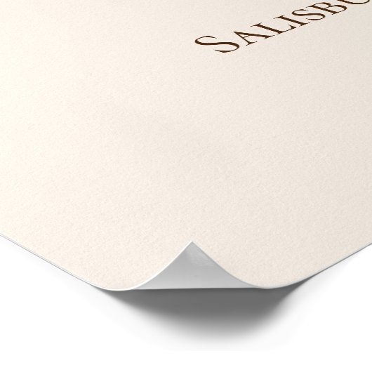 Boho  Bloemen Baby shower Welkom Poster (Hoek)