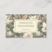 Boho Bloemen Botanisch Visitekaartje (Voorkant)