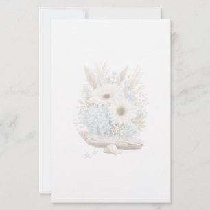 Boho bloemen briefpapier