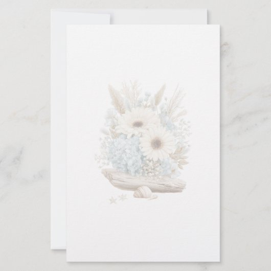 Boho bloemen briefpapier (Voorkant)
